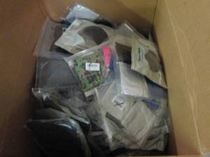 lot 166 image: box of masks and neck gaitors...