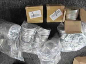 lot 169 image: canning lids and rings...