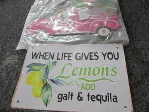 lot 174 image: 2 signs...