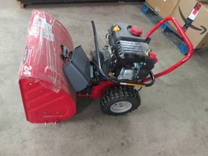 lot 180 image: troybuilt 24 inch snowblower has co...