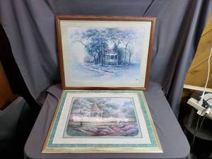 2 Gazebo Paintings Wall Art, Sambataro and Whittington