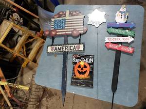 Lot of Yard Art
