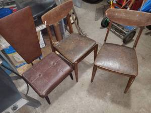 3 Vintage Chairs for Restoration
