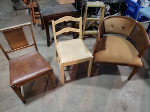 3 Chairs for REstoration