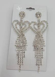 lot 9 image: Pearl Petal Drop Earings