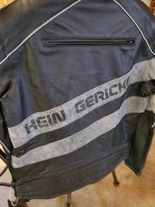 lot 58 image: NEW WITH TAGS BLACK HEIN GERICKE LEATHER JACKET