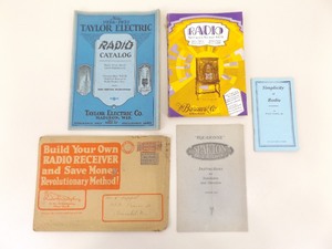 lot 3 image: Lot of Antique Radio Catalogs