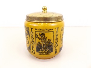lot 57 image: Vintage Royal Goedewaagen Ceramic Humidor Tobacco Jar