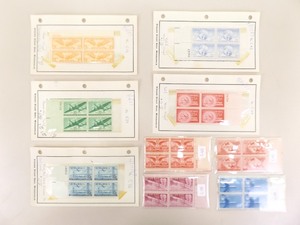 lot 96 image: Lot of Vintage Mint Never Hinged MNH US Plate Block Stamps&nbsp