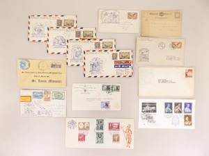 lot 100 image: Lot of Misc Foreign First Day Issue etc. Stamps On Covers
