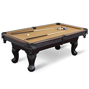 lot 107 image: EastPoint Sports Masterton Billiard Pool Table 87IN, Some Carton Damage - Some Bottom Edge Damage on Table Top.  - Unclaimed Freight.