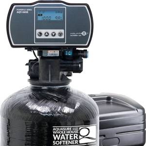 lot 202 image: Aquasure Harmony Series 40,000 Grain Digital Metered Water Softener, AS-HS40D. - Untested.