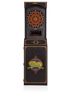 lot 251 image: Arachnid Cricket Pro 650 Standing Electronic Dartboard, E650FS-BK2 - Carton Damage - Some damage on corner of one of the pieces.