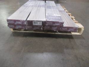 lot 243 image: WHOLESALE MIXED PALLET OF HDC LAMINATE FOORING (7 Cases of Orchard Point Oak)