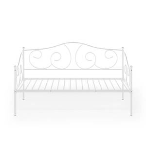 lot 160 image: Angeland Carca TWIN White Metal Daybed - Missing Back Piece - See Stock Photo - Some Scratch and dent.