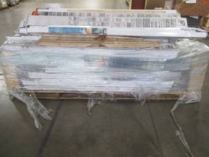lot 150 image: Pallet of Mixed Fiberon Enclave 6 x 3 Stair and Rail Kits. Not Sure How Many of Each Kit There Are. NEW Unclaimed Freight.