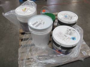 lot 252 image: WHOLESALE MIXED PALLET OF MISCELLANEOUS PAINTS AND ADHESIVES