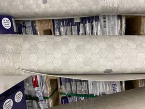 46 SF of Penny Tile Sheet Vinyl - Mannington Benchmark Penny Lane