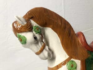 lot 117 image: Large Vintage Ceramic Horse Statue