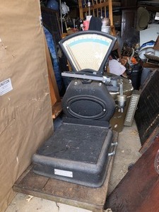 lot 140 image: Old Vintage STIMPSON Industrial Computing Scale