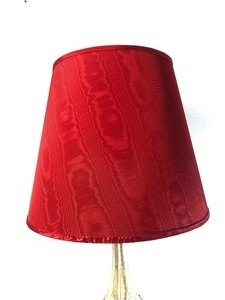 lot 152 image: Large Vintage Mid Century Pierced Ceramic Table Lamp