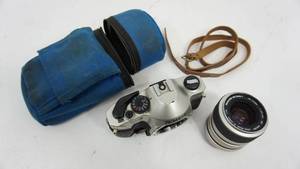 Promaster 2000PK Super Camera W Promaster Spectrum 7---35-70MM Lens--In Blue Carrying Case