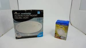 Indoor Allison Flush Mount Ceiling Light-#348-5217-Hampton Indoor Ceiling Mount Lighting-Polished Brass Acorn Fixture -#7319-603