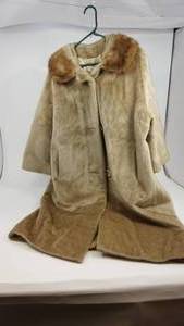 Tan Colored Sutton Place True Woven Pile Coat By Frederick & Nelson From Seattle