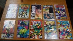 Ten Marvel Comics--- Wolverine