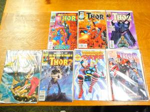 Seven Comic Books