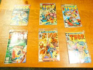 Six Thor Comic Books
