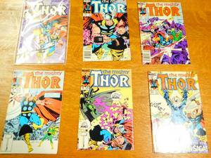 Six Thor Comic Books