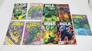 Nine Marvel Comic Books--The Incredible Hulk