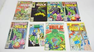 Eight Marvel Comic Books--The Incredible Hulk