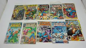 Ten Marvel Comics--Captain America