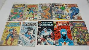 Ten Marvel Comics--Captain America