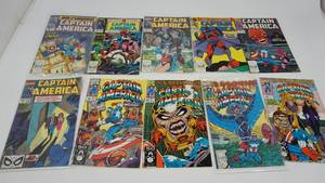 Ten Marvel Comics--Captain America