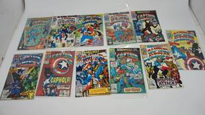 Eleven Marvel Comics--Captain America