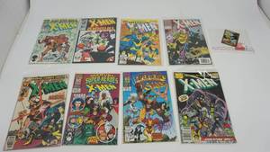 Eight Marvel Comic Books--X-MEN