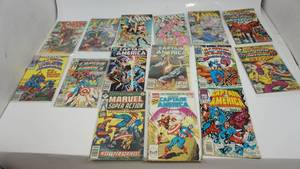 Fifteen Marvel Comic Books--X-MEN--Captain America