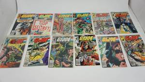 Twelve Marvel Comic Books--GI JOE