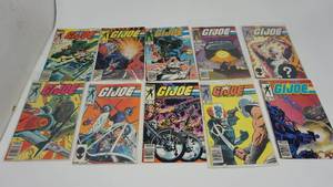 Ten Marvel Comic Books--GI JOE