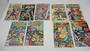 Nine Marvel Comic Books--West Coast Avengers