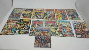 Thirteen Marvel Comic Books--Avengers