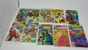 Ten Marvel Comic Books--Dr. Strange---Baron Mordo