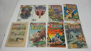 Eight Marvel Comic Books--Tarzan-Lord Of The Jungle