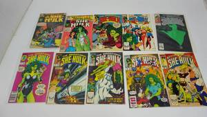 Ten Marvel Comic Books--The Savage She Hulk