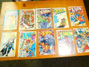 Ten X-MEN Comic Books