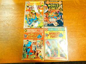 Four DC Worlds Finest Comics Starring Superman & Batman