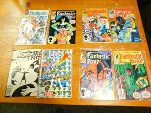 Eight Comic Books Of Marvels Fantastic Four